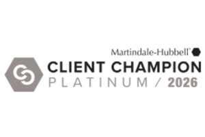 Martindale-Hubbell Client Champion Platinum 2026